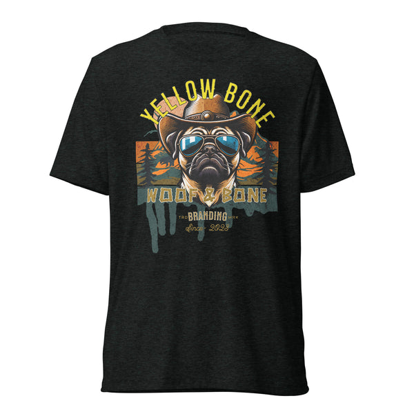 Yellow Bone - Pug - Unisex Short Sleeve T-Shirt - Woof & Bone