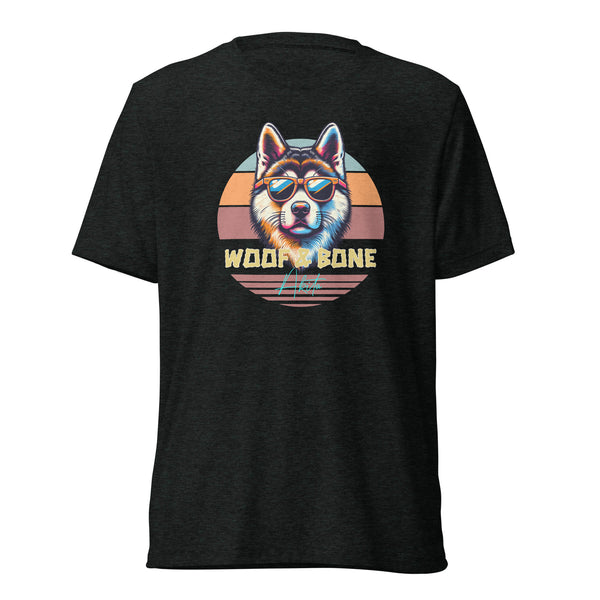 Retro Breeds - Akita - Unisex Short Sleeve T-Shirt - Woof & Bone Apparel