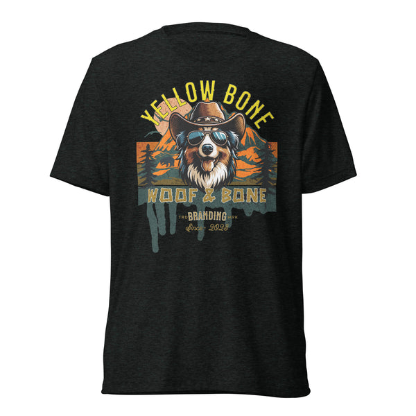 Yellow Bone - Aussie Shepherd - Unisex Short Sleeve T-Shirt - Woof & Bone