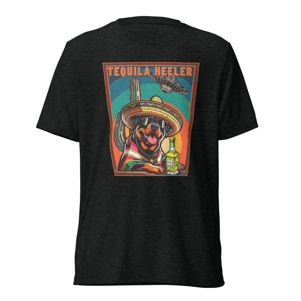 Tequila Heeler - Rottweiler - Unisex Short Sleeve T-Shirt- Woof & Bone