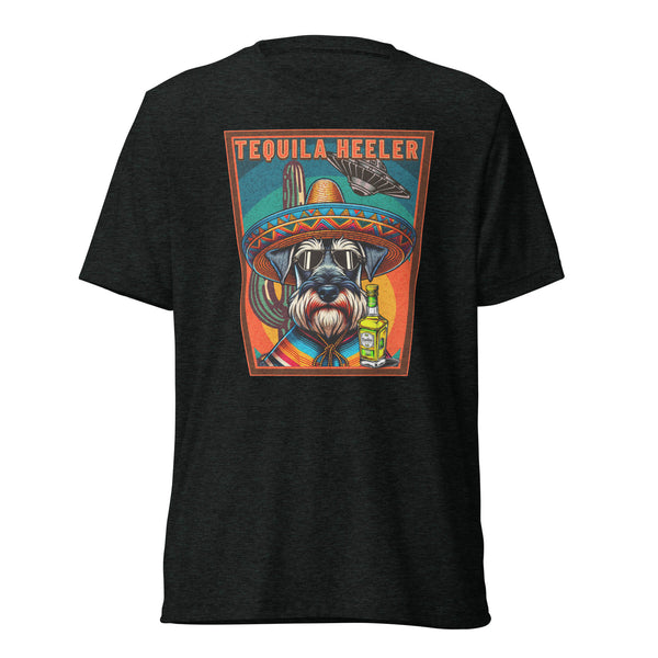 Tequila Heeler - Schnauzer - Unisex Short Sleeve T-Shirt- Woof & Bone