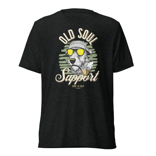 Old Soul Support - Irish Wolfhound - Unisex Short Sleeve T-Shirt- Woof & Bone