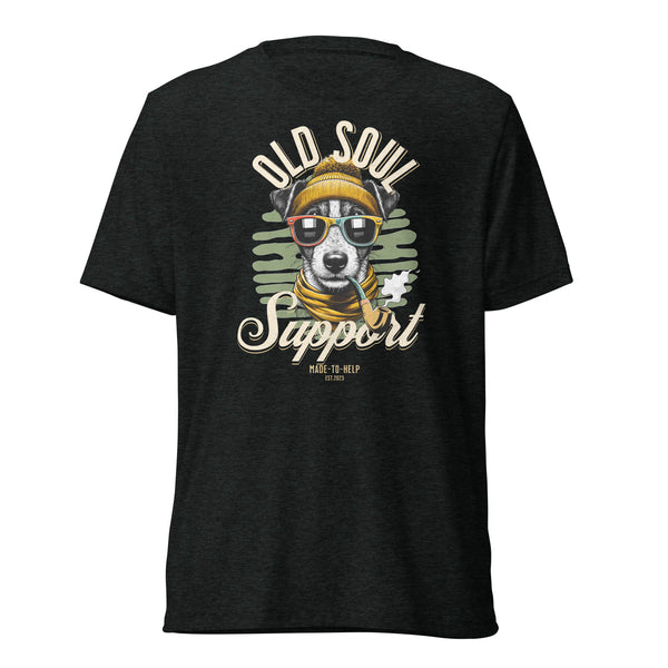 Old Soul Support - Jack Russell - Unisex Short Sleeve T-Shirt- Woof & Bone