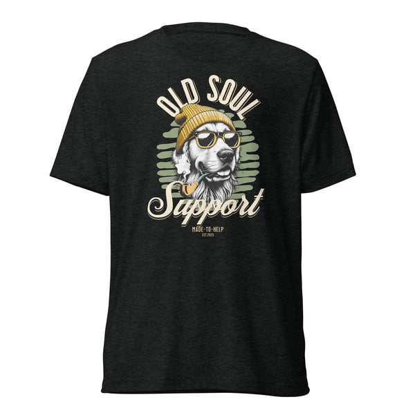 Old Soul Support - Golden Retriever - Unisex Short Sleeve T-Shirt- Woof & Bone