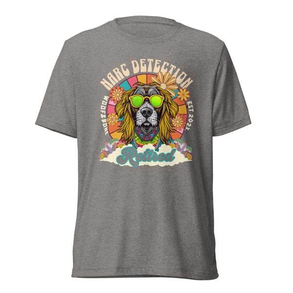 Narc Detection-Retired - Labrador - Unisex Short Sleeve T-Shirt - Woof & Bone Apparel