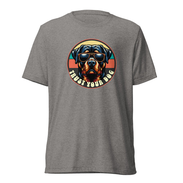 Trust Your Dog - Rottweiler - Unisex Short Sleeve T-Shirt - Woof & Bone Apparel