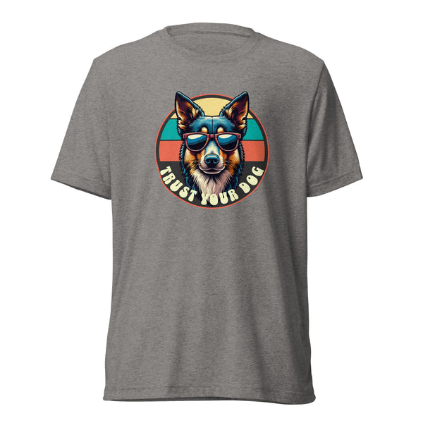 Trust Your Dog - Kelpie - Unisex Short Sleeve T-Shirt - Woof & Bone Apparel