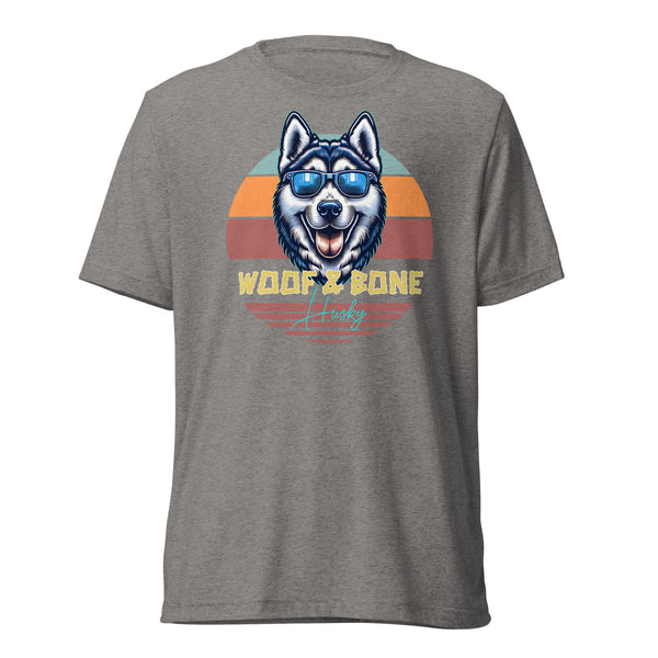 Retro Breeds - Husky - Unisex Short Sleeve T-Shirt - Woof & Bone Apparel