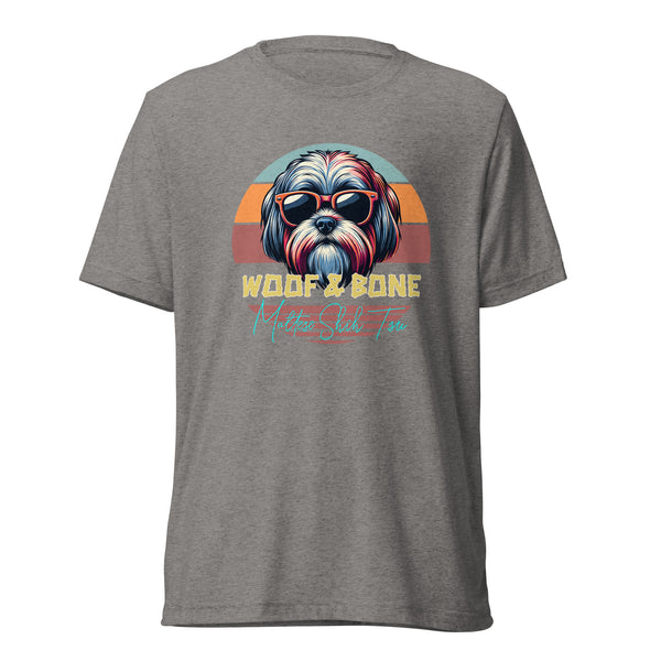 Retro Breeds - Maltese Shih Tzu - Unisex Short Sleeve T-Shirt - Woof & Bone