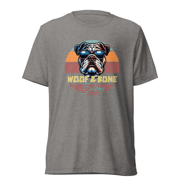 Retro Breeds - Bulldog - Unisex Short Sleeve T-Shirt - Woof & Bone