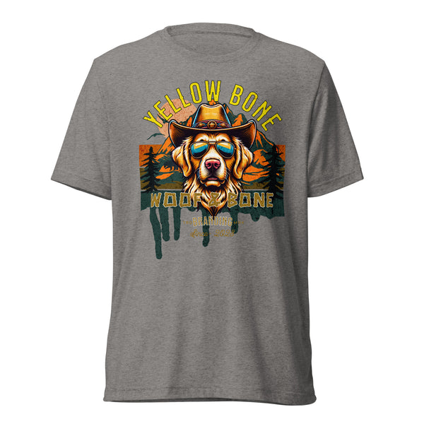 Yellow Bone - Golden Retriever - Unisex Short Sleeve T-Shirt - Woof & Bone