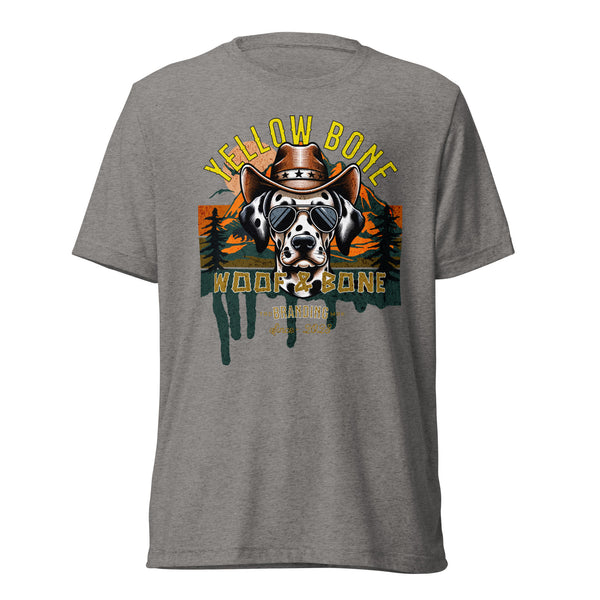 Yellow Bone - Dalmatian - Unisex Short Sleeve T-Shirt - Woof & Bone