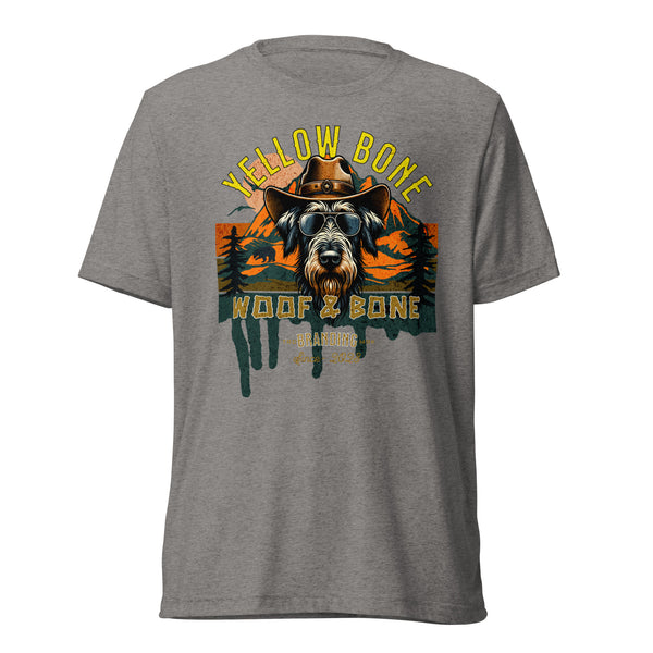 Yellow Bone - Irish Wolfhound - Unisex Short Sleeve T-Shirt - Woof & Bone