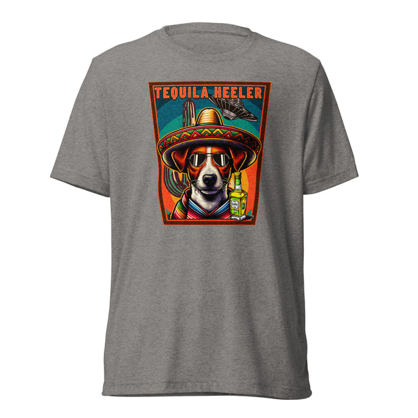 Tequila Heeler - Jack Russell - Unisex Short Sleeve T-Shirt- Woof & Bone