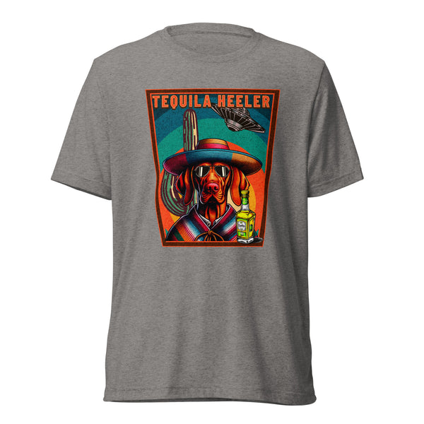 Tequila Heeler - Vizsla - Unisex Short Sleeve T-Shirt- Woof & Bone