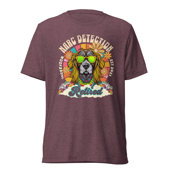 Narc Detection-Retired - Labrador - Unisex Short Sleeve T-Shirt - Woof & Bone Apparel