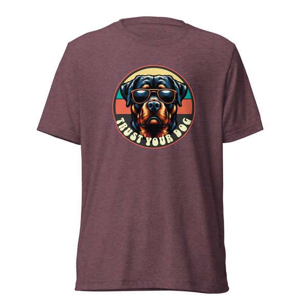 Trust Your Dog - Rottweiler - Unisex Short Sleeve T-Shirt - Woof & Bone Apparel