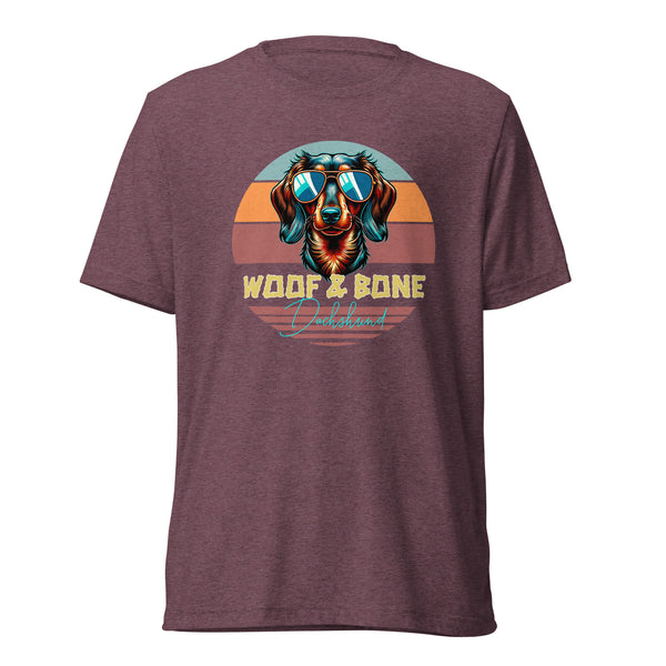 Retro Breeds - Dachshund - Unisex Short Sleeve T-Shirt - Woof & Bone Apparel