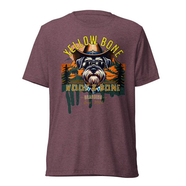 Yellow Bone - Schnauzer - Unisex Short Sleeve T-Shirt - Woof & Bone