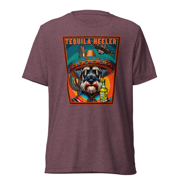 Tequila Heeler - Schnauzer - Unisex Short Sleeve T-Shirt- Woof & Bone