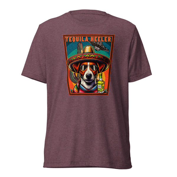 Tequila Heeler - Jack Russell - Unisex Short Sleeve T-Shirt- Woof & Bone