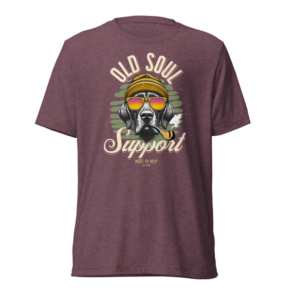 Old Soul Support – German Short Haired Pointer - Unisex Short Sleeve T-Shirt- Woof & Bone