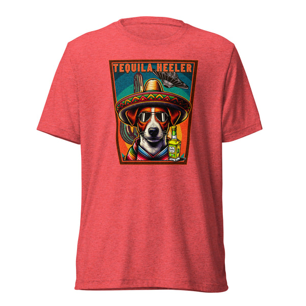 Tequila Heeler - Jack Russell - Unisex Short Sleeve T-Shirt- Woof & Bone