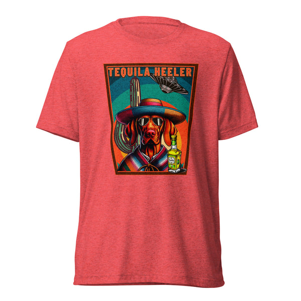 Tequila Heeler - Vizsla - Unisex Short Sleeve T-Shirt- Woof & Bone