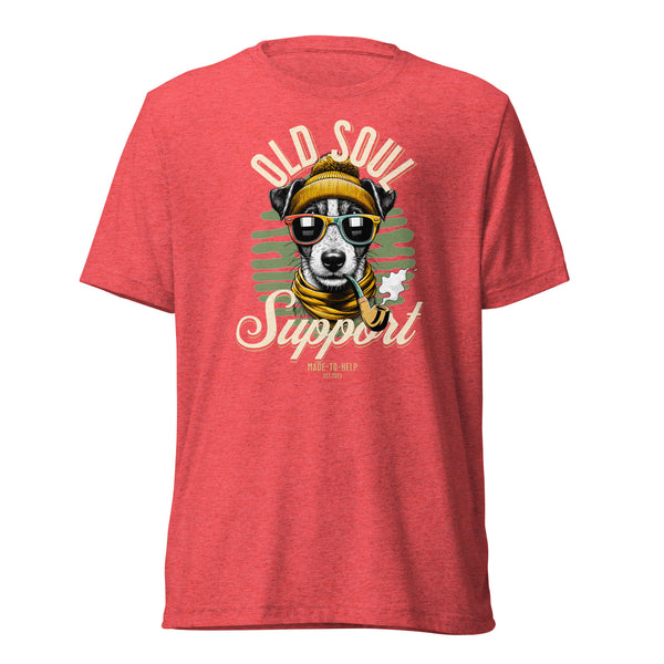 Old Soul Support - Jack Russell - Unisex Short Sleeve T-Shirt- Woof & Bone