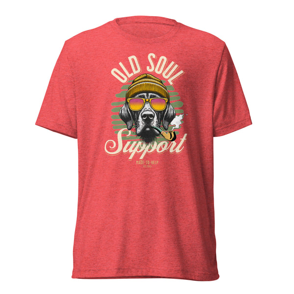 Old Soul Support – German Short Haired Pointer - Unisex Short Sleeve T-Shirt- Woof & Bone