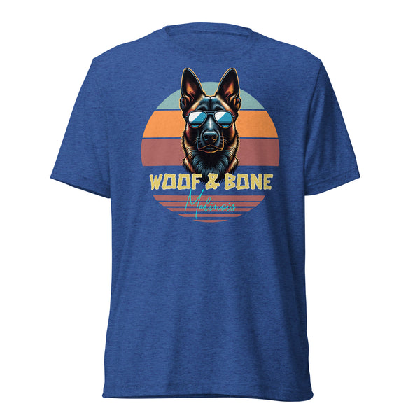 Retro Breeds - Belgian Malinois - Unisex Short Sleeve T-Shirt - Woof & Bone Apparel