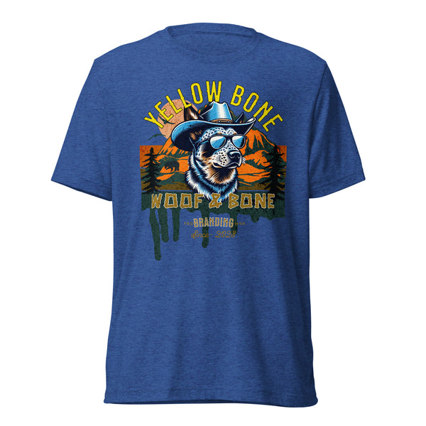 Yellow Bone - Blue Heeler - Unisex Short Sleeve T-Shirt - Woof & Bone