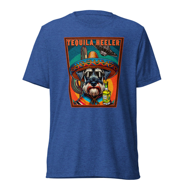 Tequila Heeler - Schnauzer - Unisex Short Sleeve T-Shirt- Woof & Bone
